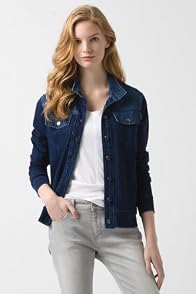 Denim And Sweatshirt Indigo Jacket