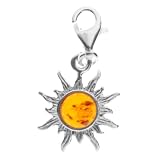 In Collections Charms Anhänger 925/000 Sterlingsilber mit Bernstein Sonne 0020200010890
