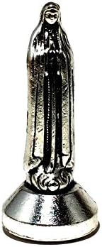 Blessed Mother of God Mary in Prayer Metal Statue - 2 inches