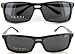 Gucci 1588 Designer Men's Sunglasses Black Dark Grey