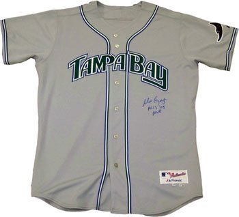 Matt Garza Autographed / Signed Tampa Bay Rays Jersey