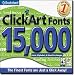 Electronics : ClickArt Fonts 3 (Jewel Case)