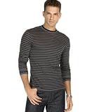 Hugo Boss - Hugo Boss BOSS Black Vagri Jersey Slim Fit Striped Crew Shirt