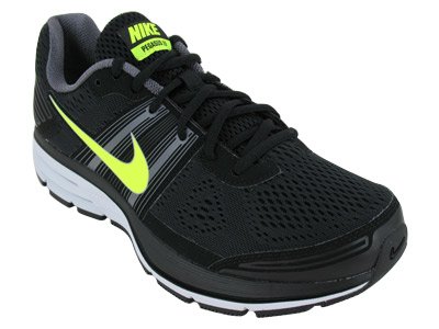 Nike Men's NIKE AIR PEGASUS+ 29 RUNNING SHOES 9 Men US (BLACK/VOLT/DRK GREY/RFLCT SLVR)