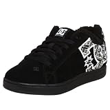  : DC Women's Court Graffik SE Sneaker,Carbon/White,5 M