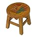 Handmade Rooster Design Stool