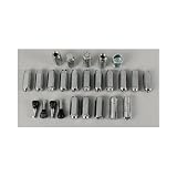 McGard 84505 Chrome Cone Seat Wheel Installation Kit (M14 x 2.0 Thread Size) - For 5 Lug Wheels