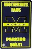 Michigan Wolverines Parking Sign **