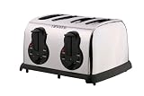 Hinari Ellipse TL390SS 4 Slice 4 Slot Stainless Steel Toaster