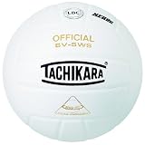 Tachikara NFHS Approved Sensi-Tec Composite High Performance Volleyball (White)