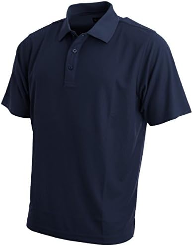 AUR Golf Men's Active-Dry Classic Pique Golf Polo Shirt - XL - Nightfall