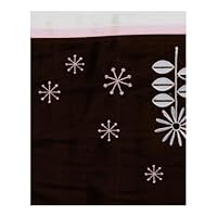 Lambs and Ivy Flower Power Pleated Crib Dust Ruffle