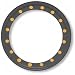OKOffroad OK-BRB15 Black Simulated Beadlock Rings For 15in Rims