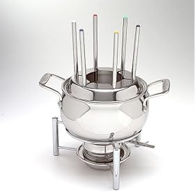 All-Clad Stainless Fondue Pot with forks by All-Clad