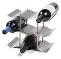 True Fabrications Napa Falls Stainless Steel 9 Bottle Wine Rack