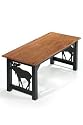 Motif Cocktail Table With Oak Top