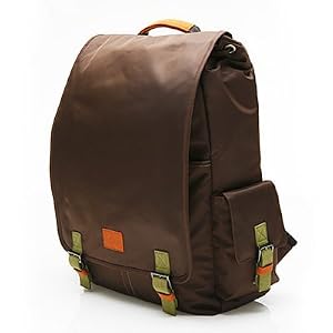 Fujitsu P1500 Laptop Balance Full Flap Backpack with Multiple Pockets