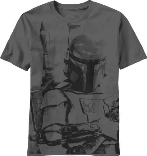 Star Wars Boba Fett Sarlacc Bait Mens Charcoal Grey T-shirt