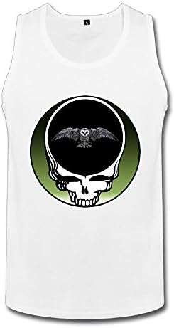 Boy Student Tank Top My Morning Jacket -skull Owl Shirts White