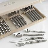Jean Dubost Laguiole 24-Piece Flatware Set (Stainless Steel