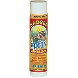 Badger SPF15 SunBlock Lipstick - Natural ingredients