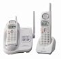 Panasonic KXTG2314W 2.4 GHz DSS Cordless Phone with Dual Handsets and Caller ID (White)