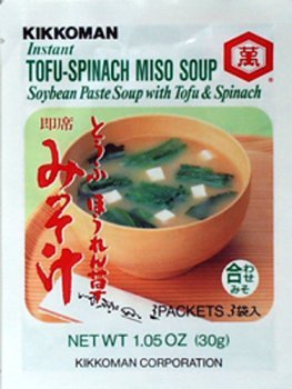 Kikkoman - Instant Tofu-Spinach Miso Soup Mix by Kikkoman