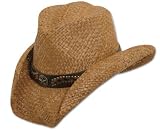 Raffia Star Concho Fashion Straw Hat