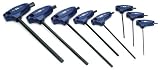 SK Hand Tools 78101 8-Piece Metric T-Handle Hex Key Set