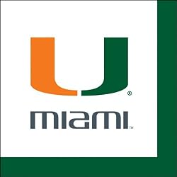 University of Miami Luncheon Napkins