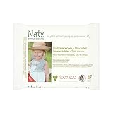 Natyエコ水洗トイレはパックあたり42ワイプ (Nature) (x 6) - Naty Eco Flushable Toilet Wipes 42 per pack (Pack of 6) [並行