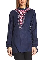 Peace & Love Blusa (Azul)