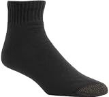 Gold Toe Men's Cotton Quarter Extended 514E (12 Pairs) Athletic Socks