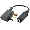 Eforcity 3.5mm Stereo Headset Speaker Adaptor for Sony Ericsson
