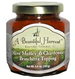 Olive Medley & Chardonnay Bruschetta Topping - A Bountiful Harvest Everyday Gourmet