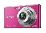 41N3JLM7s8L. SL160  Sony DSC W530P Digitalkamera (14 Megapixel, 4 fach optischer Zoom, 26mm Weitwinkel, 6,9 cm (2,7 Zoll) Display) pink