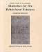 Statistics for the Behavioral Sciences