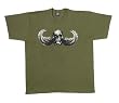 SKULL WING - Olive T-shirt