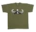 SKULL WING - Olive T-shirt