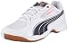 Puma Vellum II 102064, Herren, Sportschuhe - Indoor, Weiss (white-new navy-fluo orang 08), EU 38 (UK 5) (US 6)