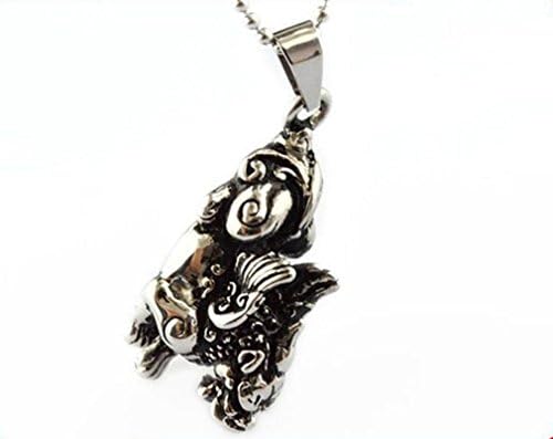 Jewelryfinds Fashion Boys Gift Titanium Steel Stainless Phoenix Pendant Necklace