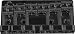 6 STRING BASS BRIDGE BLACK