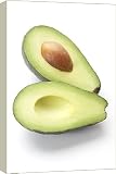 Box Canvas Print of Avocado halves from Science Photo Library