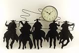 Closeout!-- Wild Metal Cut Out Wall Clock