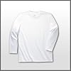 ロンT ヘビーウェイトリブ無しロンT5.6oz ホワイト(白) S～XL