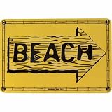 Beach Aluminum Sign
