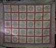Handcrafted Butterfly Kalidascope Double Size Bed Quilt 81"x94"