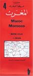 Carte routi�re : Maroc 4 - Moyen Atlas