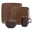 Retro Square Dinnerware Collection - Coffee