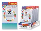 Just Cause AUTISM AWARENESS Stretch Puzzle Charm Bracelet